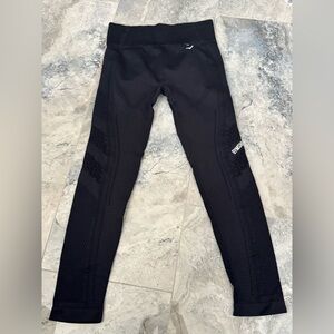 Gymshark Black Seamless Textured Leggings